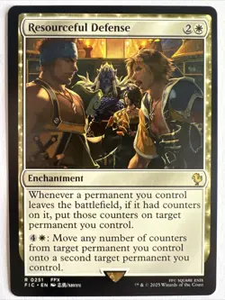MTG - RESOURCEFUL DEFENSE - Final Fantasy Com (R) - Image 1