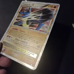 Pokemon Card - Lucario LV.X Holo 122/123 Mysterious Treasures Rare - Excellent - Image 5