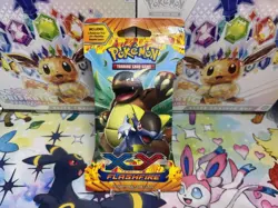 Pokemon 2016 XY Flashfire Sleeved Booster Pack Blister Pack Art TCG - Image 1