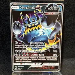 Guzzlord GX 63/111 Crimson Invasion Pokemon TCG Ultra Rare Full Art Near Mint - Image 1