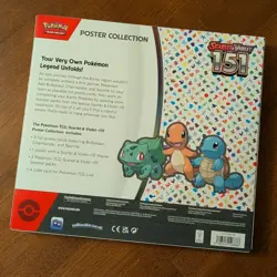 Pokemon Scarlet and Violet 151 Poster Collection Box New Factory Sealed - Image 2