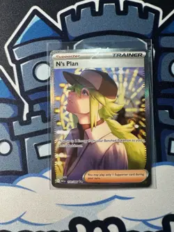 2025 POKEMON SV BLACK BOLT - BLK EN #170/086 N'S PLAN SPECIAL ILLUSTRATION RARE - Image 1
