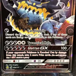 Guzzlord GX 63a/111 Alternate Art Pokemon TCG Ultra Rare Full Art Near Mint - Image 2