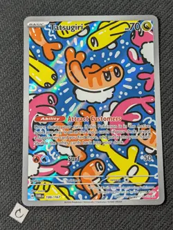 Tatsugiri 186/167 - Twilight Masquerade Illustration Rare Pokemon TCG NM - Image 1