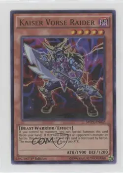 Kaiser Vorse Raider 1st Ed. YuGiOh The Dark Side of Dimensions Movie Pack - Image 1