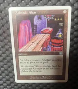 MTG English Magic Card Very Light Play ASHNOD'S ALTAR from 6th Sixth, IV Edition - Image 1