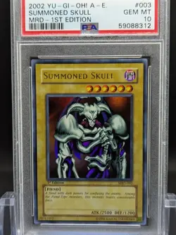 PSA 10 GM 2002 Summoned Skull MRD-003 1st ED Ultra Rare YuGiOh Asian English - Image 1