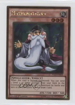 Mathematician 1st Ed. YuGiOh Premium Gold: Return of the Gold #PGL2-EN039 - Image 1