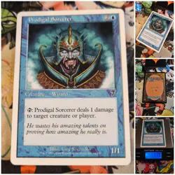 MTG Prodigal Sorcerer 🇬🇧 Nm Magic the Gathering Seventh 7th Edition OG Card - Image 5