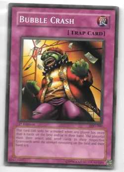 Yu-Gi-Oh Legacy of Darkness Bubble Crash LOD-090 1st Edition Card - Image 1