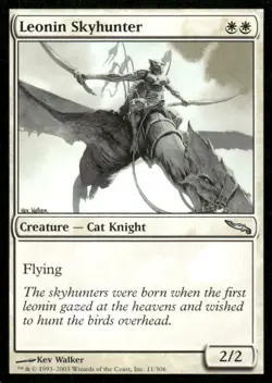 Leonin Skyhunter Mirrodin MTG Magic the Gathering card - Image 1