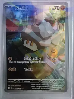2023 Pokemon Paldea Evolved Nacli #220 PSA 8 Near Mint-Mint Graded TCG Card - Image 2