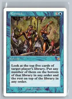 Ransack Starter 1999 Rare - MTG Magic the Gathering Card - Image 1