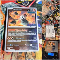 Pokemon Iron Moth Mint Stamp + Sealed 🇩🇪 Reverse Holo Paradox Rift Og Card - Image 1