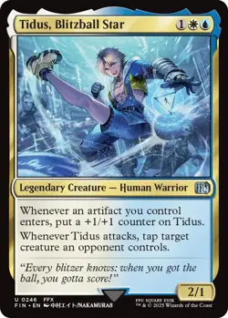 MTG Foil - Tidus, Blitzball Star - 246 / NM / Japanese - Image 1