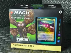 Magic the Gathering Fallout Commander Deck Mutant Menace Wise Mothman Sealed MTG - Image 1