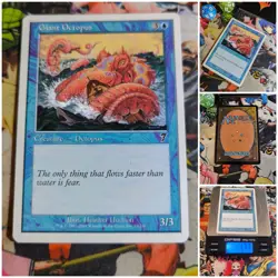 MTG Giant Octopus 🇬🇧 Nm Magic the Gathering Seventh 7th Edition OG Blue Deck - Image 5