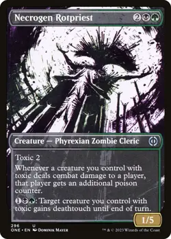 🧙Necrogen Rotpriest U 296 FOIL ONE Phyrexia All Will Be One MTG - Image 1