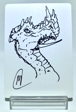 MTG Magic Artist Proof AP Signed Matt Cavotta / Imperial Hellkite English - Image 1