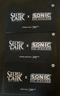 MTG Secret Lair x Sonic The Hedgehog Sealed FOIL Bundle IN HAND! - Image 1