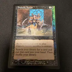 Diabolic Intent Foil MTG First Edition English Collectible Card Game - Image 1