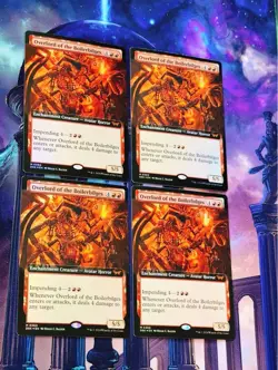 Bilge's Owner Extended Foil Set of 4 MTG Cards Used Bag Storage - Image 2