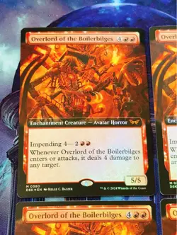Bilge's Owner Extended Foil Set of 4 MTG Cards Used Bag Storage - Image 5
