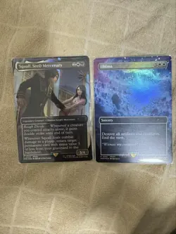 Squall SeeD Mercenary MTG Promo Card Set of 2 Foil Ancient Magic Ulti­ma New - Image 1