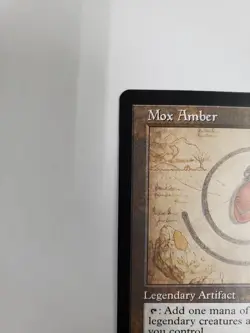 Mtg Mox Amber Blueprint English Version Play Used Collectible Card - Image 3