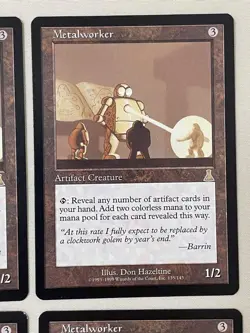 MTG Metalworker English Set of 4 - Rare Magic The Gathering Card Collectible - Image 3