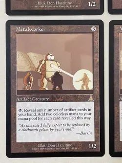 MTG Metalworker English Set of 4 - Rare Magic The Gathering Card Collectible - Image 4