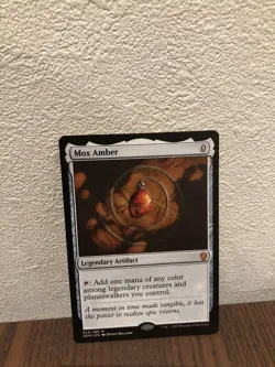 Mtg Mox Amber English Magic Card Collectible Used - Image 1