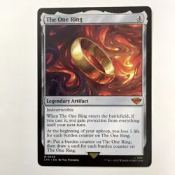 MTG One Ring Card English Playworthy Used Small Blemish - Image 1