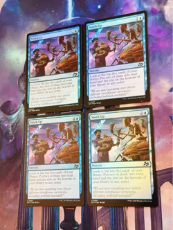 Foil Food Replenishment Set of 4 Magic: The Gathering MTG Storage Sleeves - Image 3