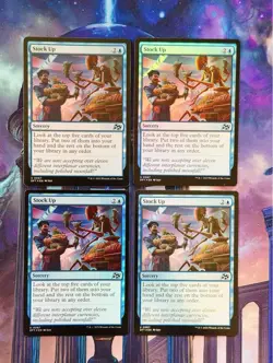 Foil Food Replenishment Set of 4 Magic: The Gathering MTG Storage Sleeves - Image 4