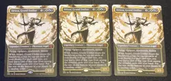 MTG The Great Universal Atlassa Borderless Set of 3 English Cards Playing Condit - Image 1