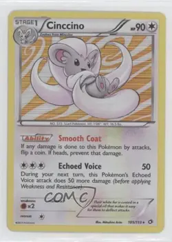 Cinccino Holo Pokemon Black & White Legendary Treasures #105 - Image 1