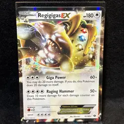 2012 Pokemon BW Next Destinies - Regigigas EX - 82/99 Ultra Rare NM Ungraded PSA - Image 1