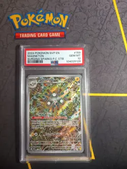 Pokemon Center Stamped Black Star Promo Magneton SVP 159 PSA 10 - Image 2