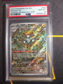 Pokemon Center Stamped Black Star Promo Magneton SVP 159 PSA 10 - Image 3