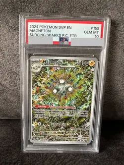Pokemon Center Stamped Black Star Promo Magneton SVP 159 PSA 10 - Image 1