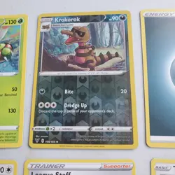 Pokemon Cards Lot Of 12 NM TCG CCG 2020 Krokorok Pawniard Galvantula Yanmega - Image 3