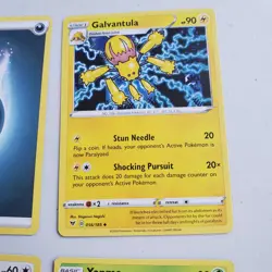 Pokemon Cards Lot Of 12 NM TCG CCG 2020 Krokorok Pawniard Galvantula Yanmega - Image 5