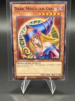 Yugioh 3 Card Set - Dark Magician Girl (2 Versions) + Magician's Valkyria - NM - Image 2