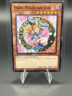 Yugioh 3 Card Set - Dark Magician Girl (2 Versions) + Magician's Valkyria - NM - Image 3