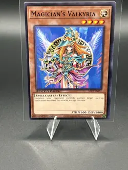 Yugioh 3 Card Set - Dark Magician Girl (2 Versions) + Magician's Valkyria - NM - Image 4