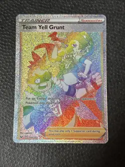 Pokemon Team Yell Grunt Full Art 210/202 - Secret Rare Sword & Shield Base - Image 1