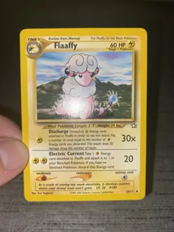 Carte Pokemon Flaaffy 34/111 Neo Genesis Wizard Anglais Occasion - Image 3