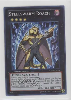 Super Rare - Steelswarm Roach Limited Edition YuGiOh Collectors Tins Series 9 - Image 1