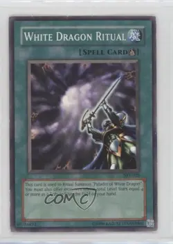 White Dragon Ritual Unlimited YuGiOh Starter Deck Kaiba Evolution #SKE-025 2004 - Image 1